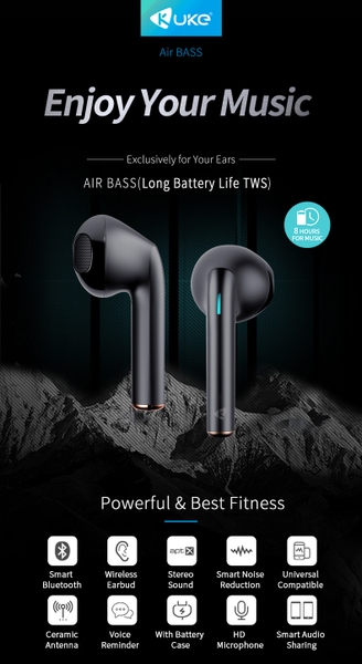 Tai nghe Bluetooth 2 tai KUKE Air Bass